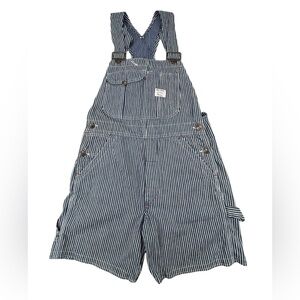 Big Mac | Overall Shorts | Hickory Stripe‎ | Vintage | Size Small/Medium
